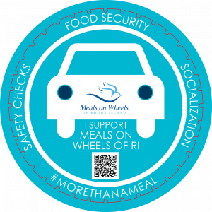 i support meals on wheels badge